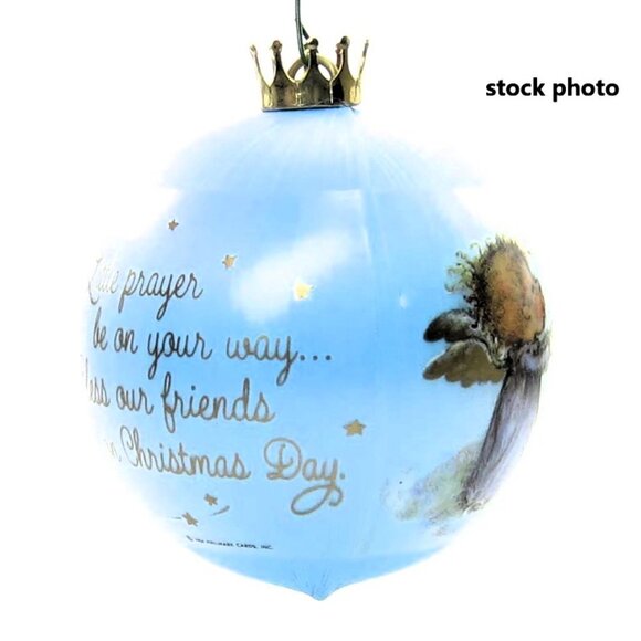 Vintage 1984 Unbreakable Hallmark Keepsake satin ornament “A Christmas Prayer - Picture 5 of 6